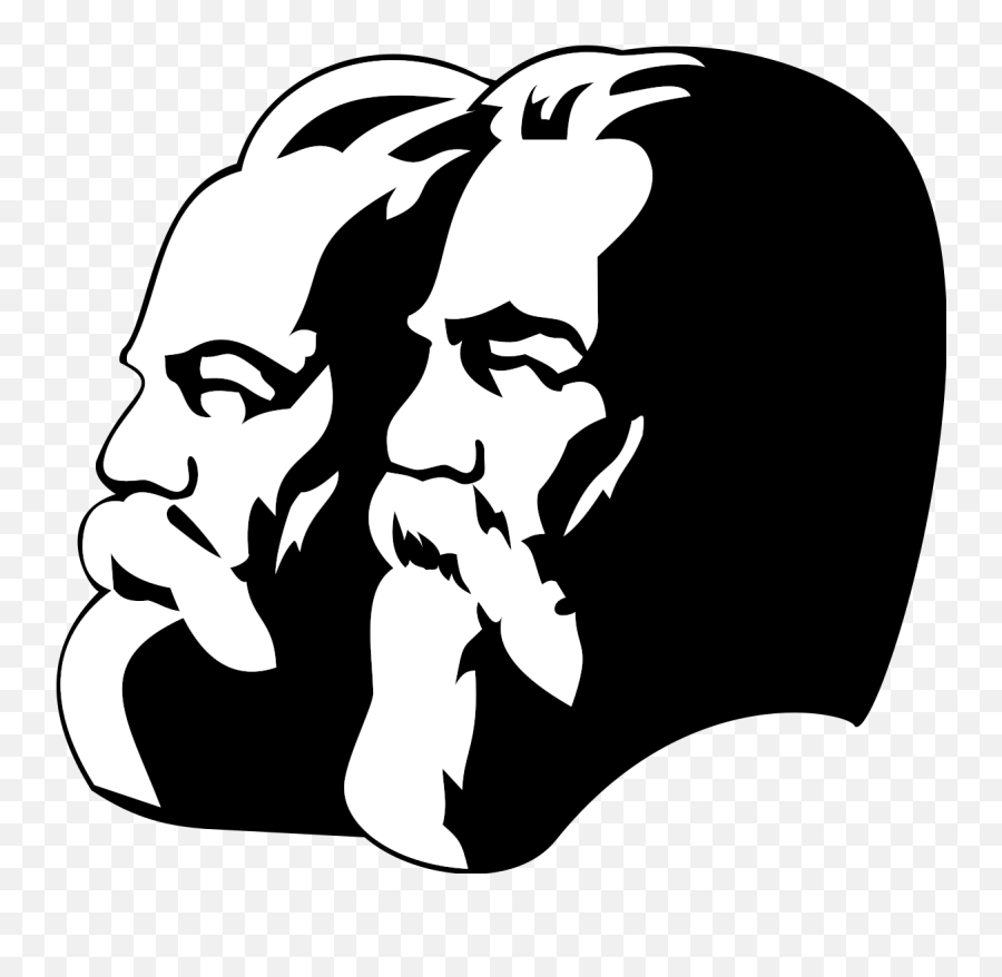 Karl Marx And Friedrich Engels - Karl Marx And Friedrich Engels Png Emoji,Karl Marx Png