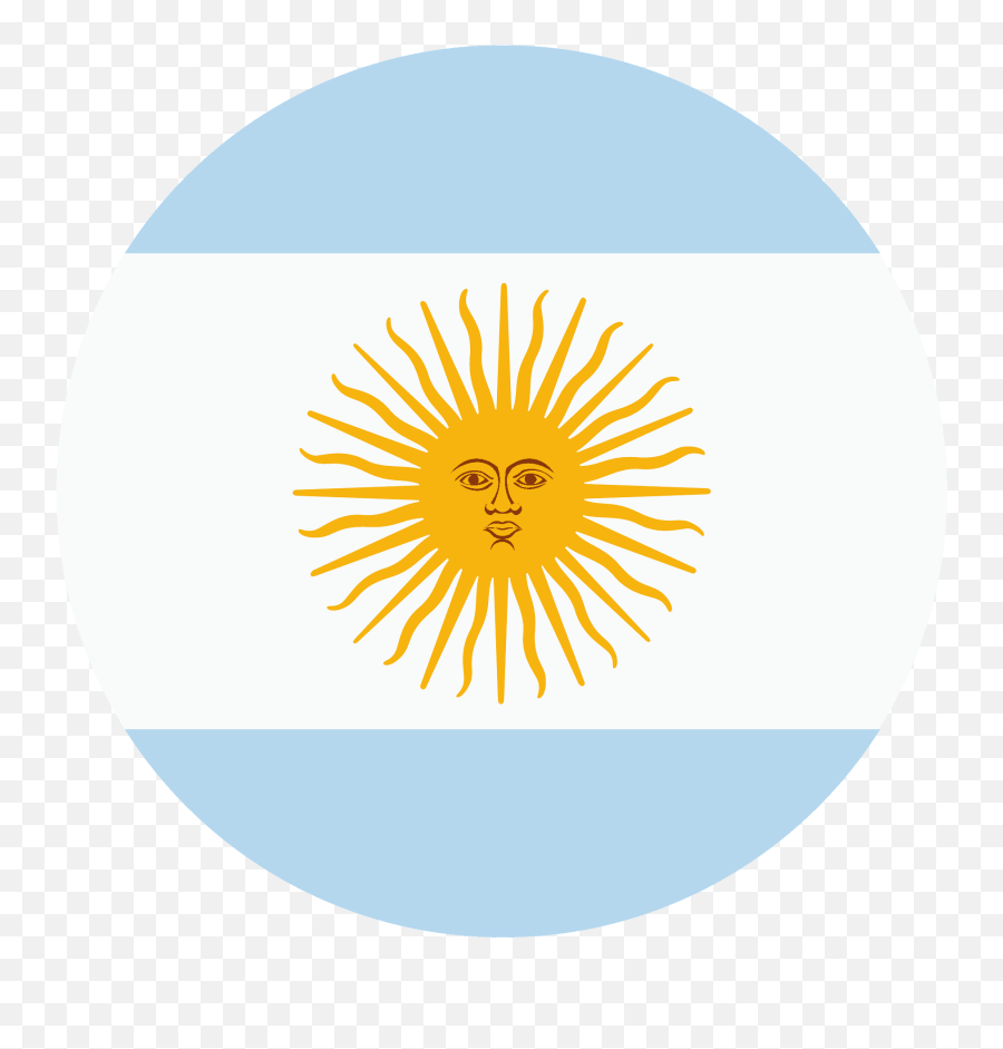 Argentina Flag Emoji Clipart - Dot,Argentina Flag Png
