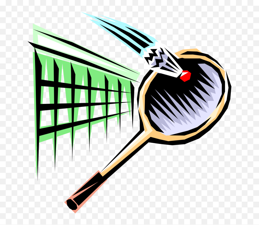 Download Vector Illustration Of Sport Of Badminton Racket Or - Vector Badminton Clipart Png Emoji,Sport Clipart