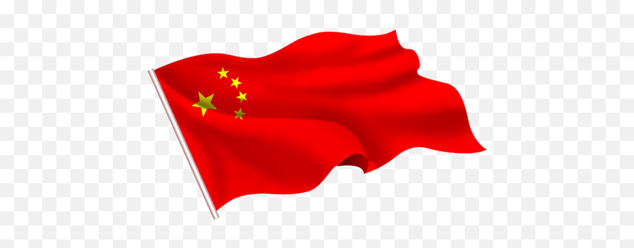 Waving China Flag Png Transparent Image - Transparent China Flag Png Emoji,Waving Flag Png