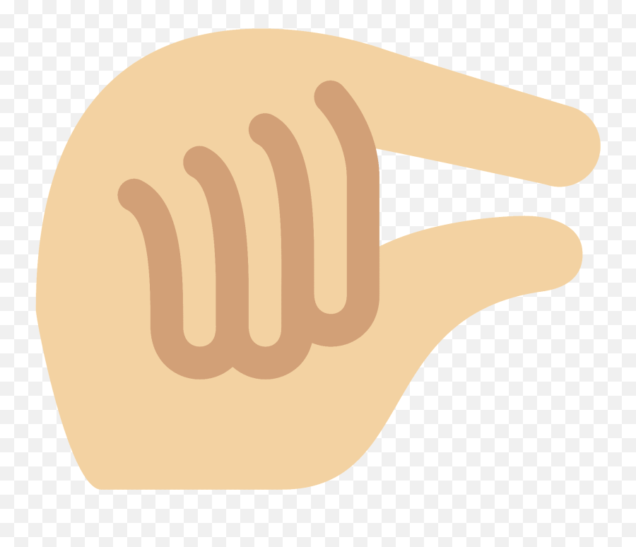 Pinching Hand Emoji Clipart - Pinch Hand Emoji,Hand Emoji Png
