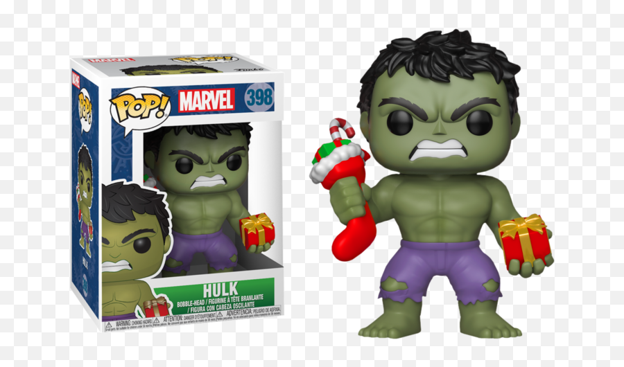 Funko Pop Hulk - Hulk With Christmas Stocking 398 Christmas Hulk Pop Emoji,Hulk Transparent