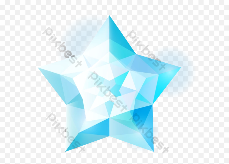 Blue Star Gem Diamond Emoji,Blue Diamond Png