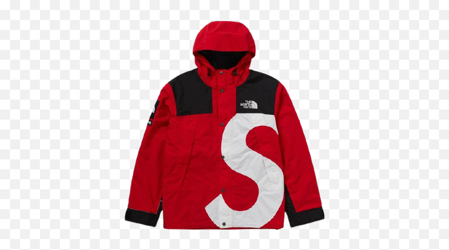 North Face S Logo Mountain Jacket Red Emoji,Supreme S Logo