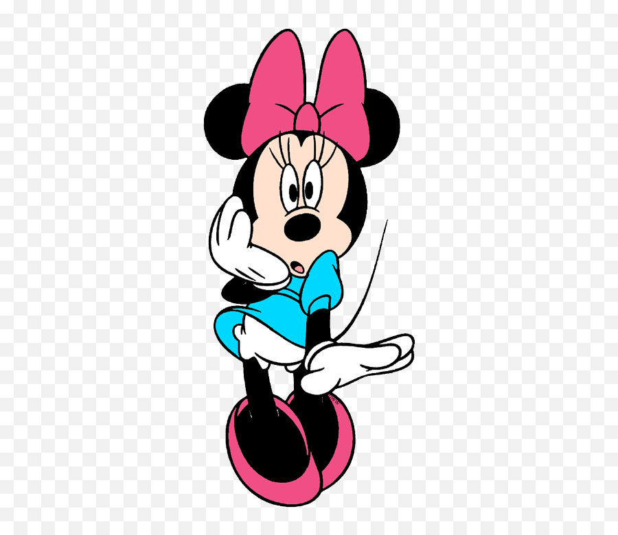 Minnie Mouse Face Clipart Emoji,Shocked Face Clipart