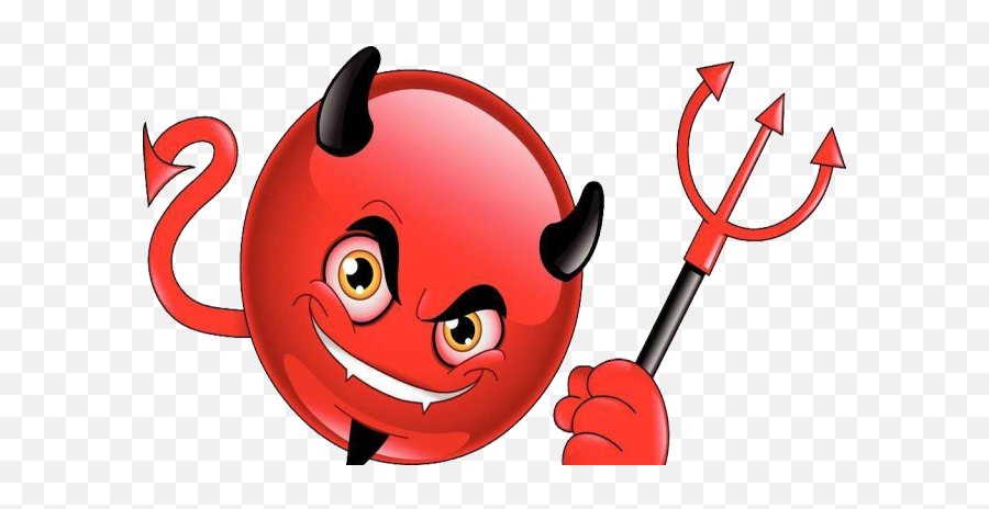 Satan Clipart Devil Emoji - Devil Emoticon Png Transparent,Satan Clipart