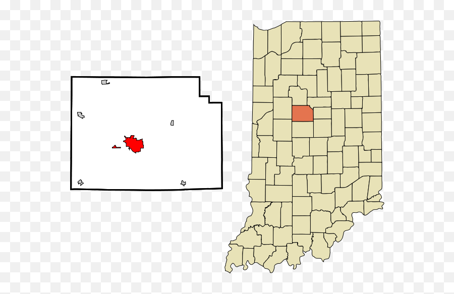 Fileclinton County Indiana Incorporated And Unincorporated Emoji,Indiana Outline Png