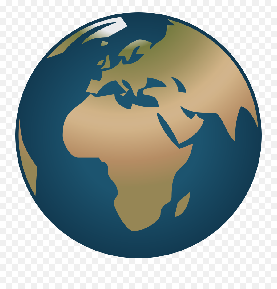Earth Clip Art For Kids Clipart 2 - Globe Africa Clipart Emoji,Earth Clipart