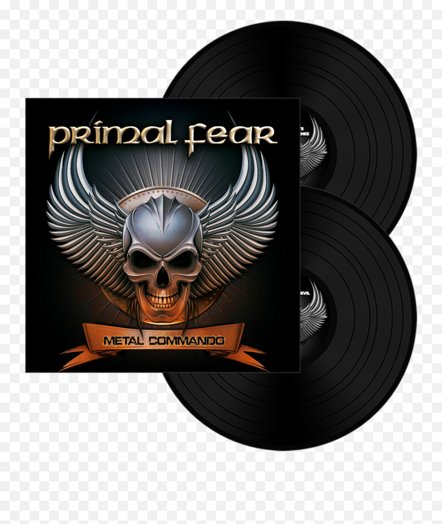 Primal Fear Metal Commando Black Vinyl Import - Nuclear Emoji,Primal Logo