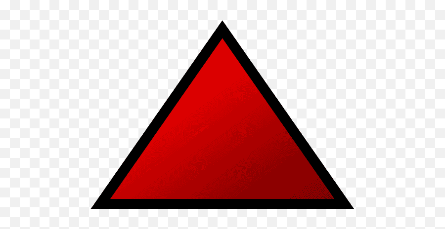 Red Triangle - Red Triangle Emoji,Triangle Clipart