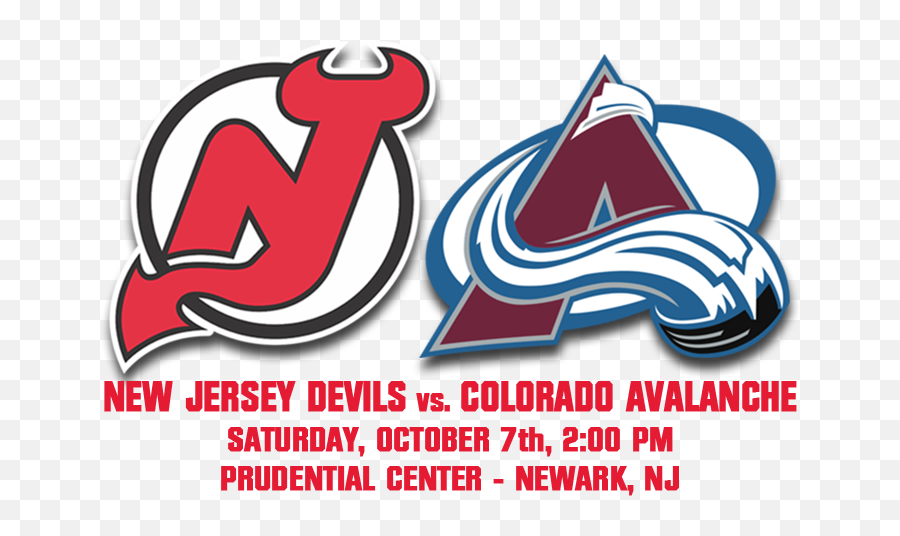 New Jersey Devils - Colorado Avalanche Emoji,Colorado Avalanche Logo