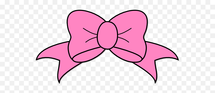 Free Pink Ribbon Cliparts Download - Clip Art Pink Hair Bow Emoji,Cancer Ribbon Clipart