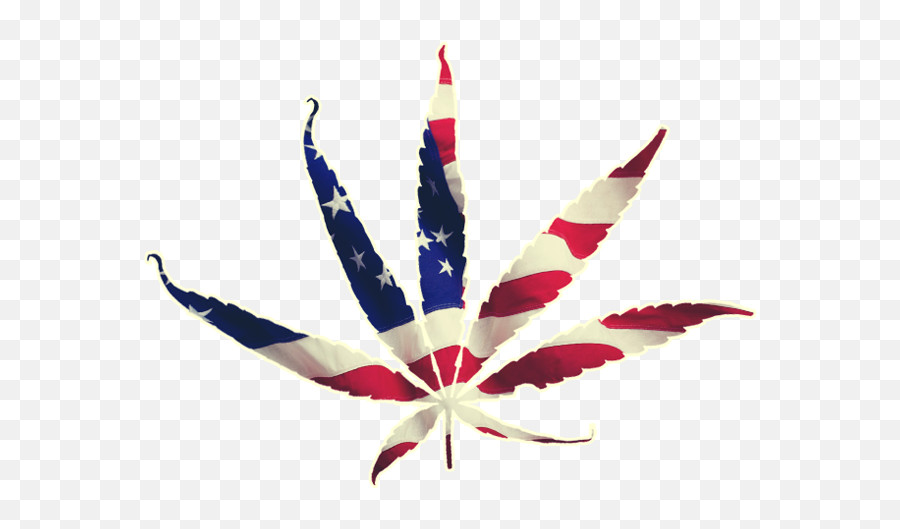 Download American Flag American Fl - American Flag Weed American Flag Weed Leaf Png Emoji,Weed Leaf Png