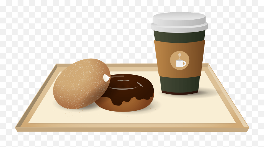 Donuts And Coffee Clipart Free Download Transparent Png - Coffee Cup Sleeve Emoji,Donuts Clipart