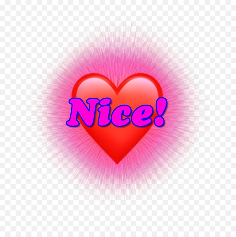 Nice Comment Compliment Aesthetic Aesthetictext - Heart Girly Emoji,Heart Transparent