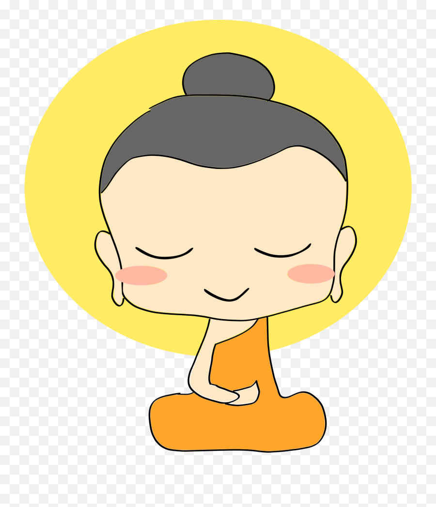 Meditation Png - Meditation Clipart Enlightenment Buddha Meditate Cartoon Png Emoji,Meditation Clipart
