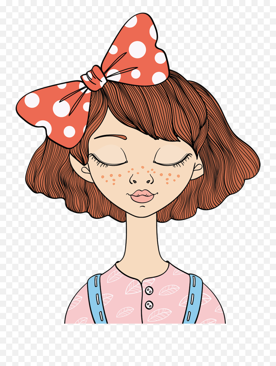 Helping Children Take A Mindful Seat To - Girl With Bow In Her Hair Clipart Emoji,Calm Clipart