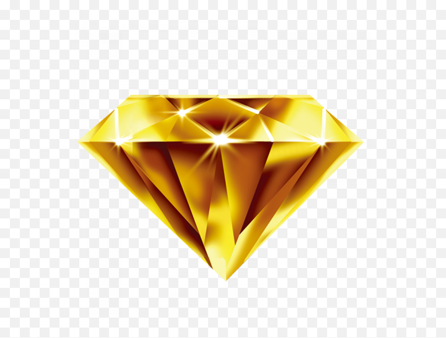 Gold Diamond Clipart Transparent Images - Gold Diamond Png Emoji,Diamond Clipart