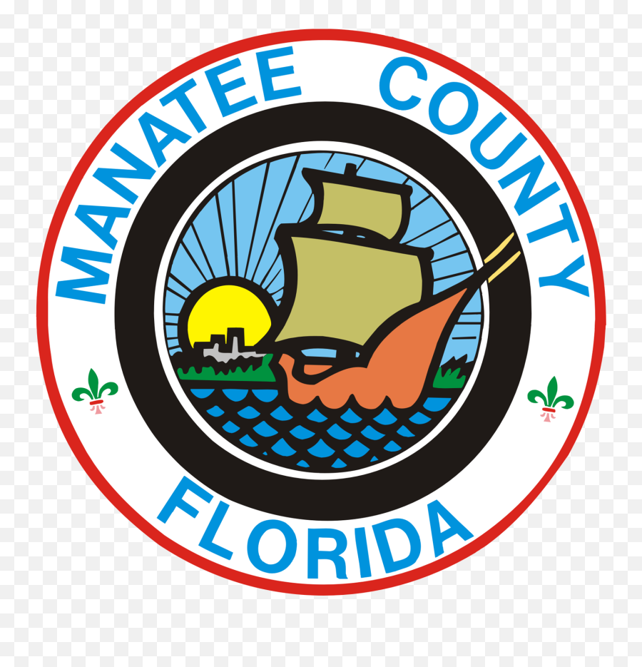 Seal Of Manatee County Florida Emoji,Florida Png