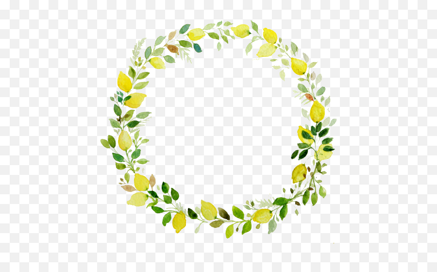 Circle Clipart Wreath 2554 Wreath Watercolor Circle - Transparent Green Wreath Clipart Emoji,Wreath Clipart
