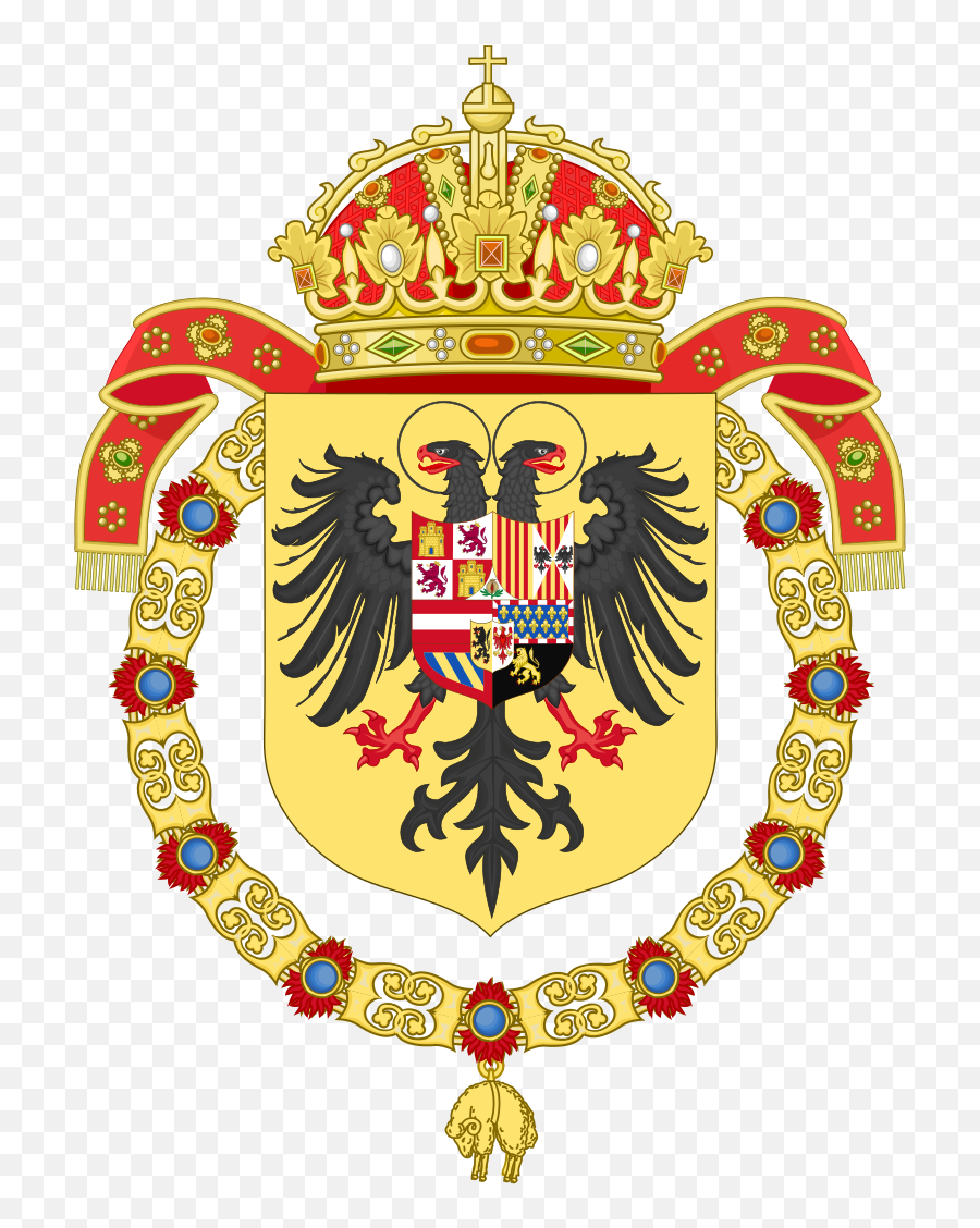 Coat Of Arms Of Charles I Of Spain Charles V As Holy Roman - Spanish Coat Of Arms Emoji,Emperor Logos