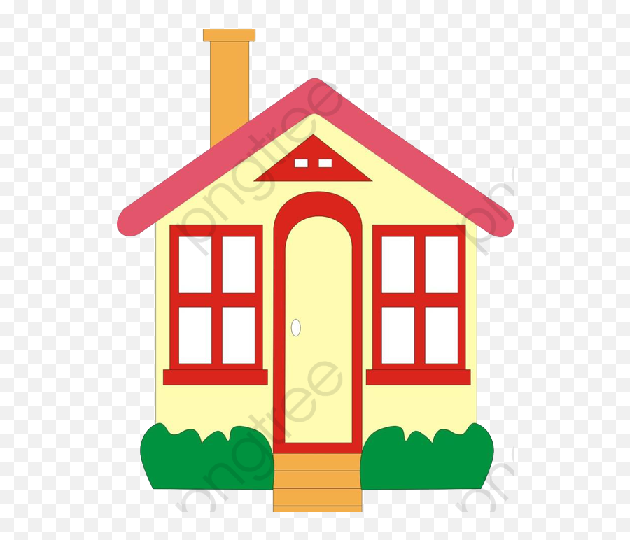 Red Smoke Cartoon House Cartoon Clipart Red Cartoon - Desenho Casa Da Minnie Emoji,Red Smoke Png