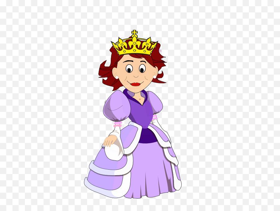 Queen Clip Art At Clker - Transparent Clipart Queen Png Emoji,Queen Clipart