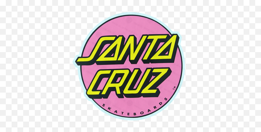 Pin - Santa Cruz Skateboards Emoji,Santa Cruz Logo