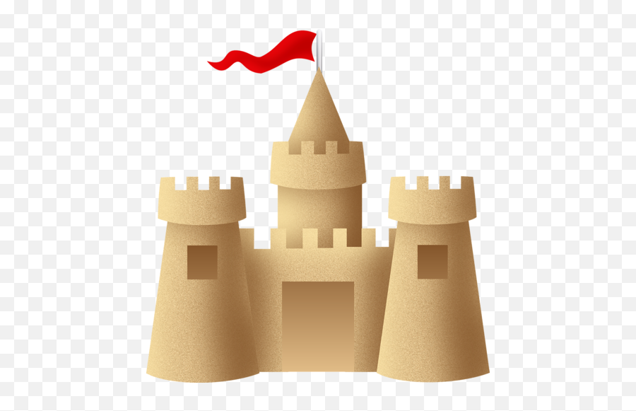 Sandcastle Clipart Png Image With No - Transparent Background Sand Castle Clipart Emoji,Sand Castle Clipart