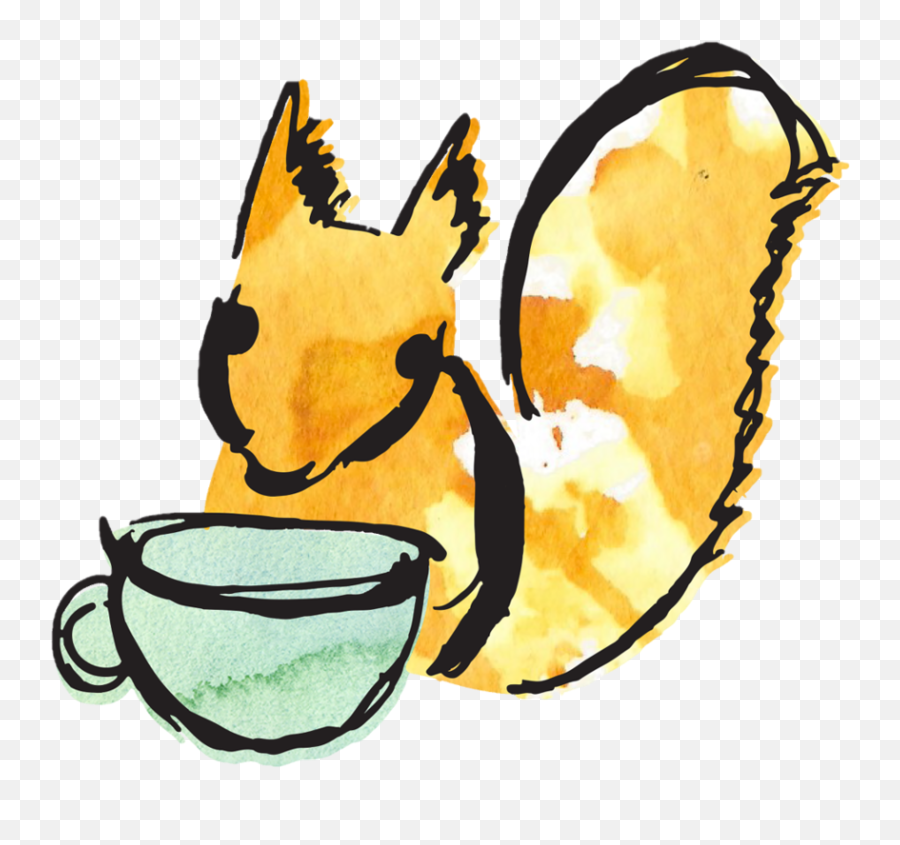 The Tea Squirrel Emoji,Squirrel Transparent Background