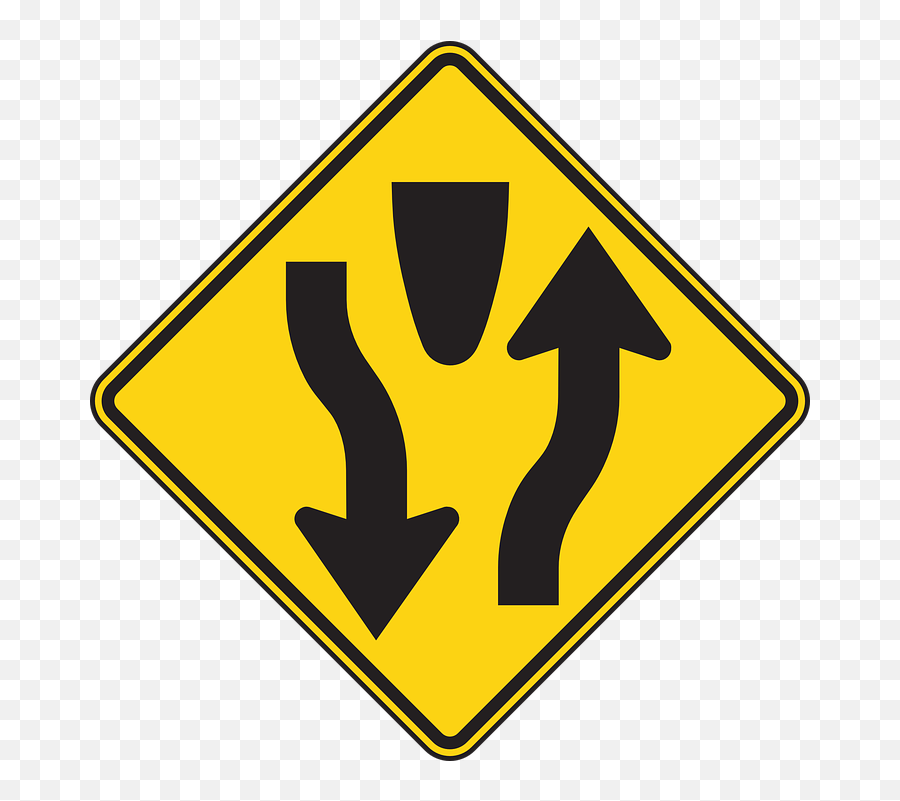 Divided Highway Begins Sign - International Antarctic Centre Emoji,Highway Clipart