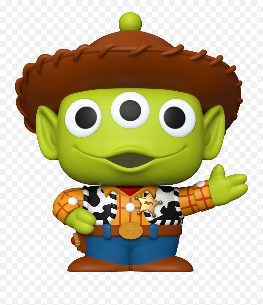 Pixar Alien Remix - Alien Woody Funko Pop Emoji,Toy Story Alien Clipart