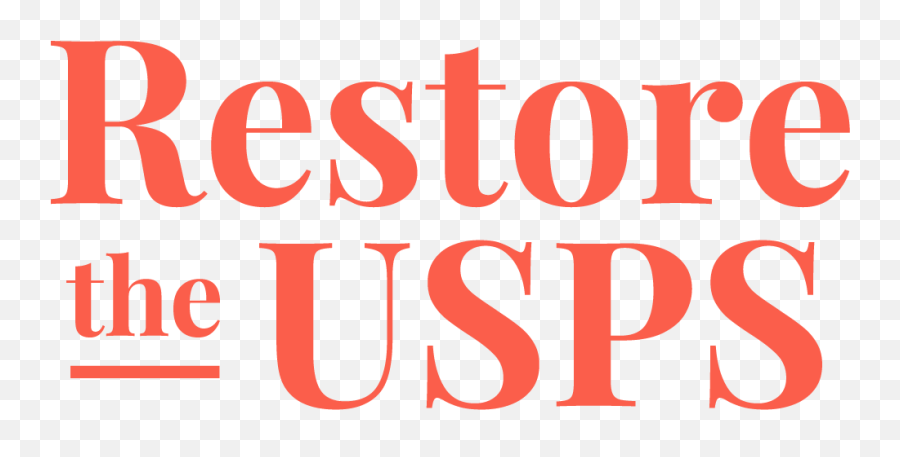 Restore The Usps - Dot Emoji,Usps Logo