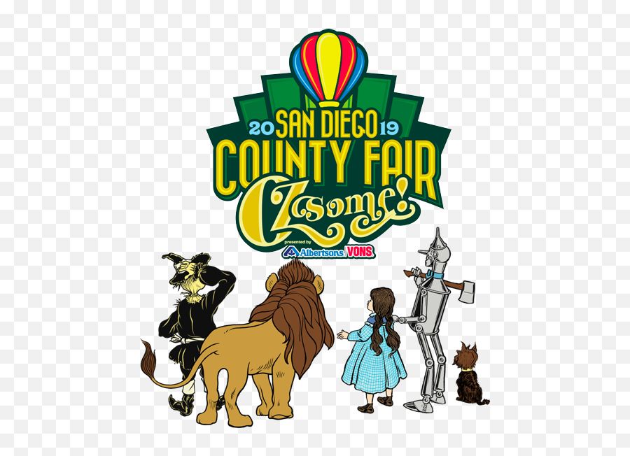San - Diegocountyfairlogowizardofoz San Diego Cake Club San Diego Fair Theme 2019 Emoji,Albertsons Logo