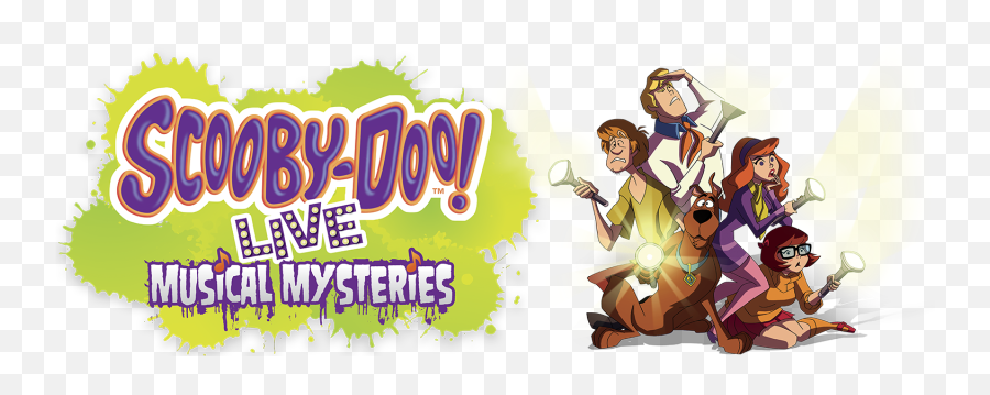 Scooby - Doo Live Musical Mysteries Teg Life Like Touring Scooby Doo Emoji,Scooby Doo Logo