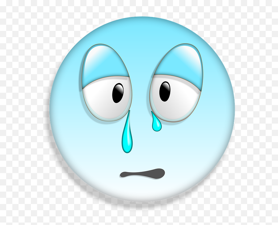 Emoji Sad Tears - Free Image On Pixabay,Crying Face Emoji Png
