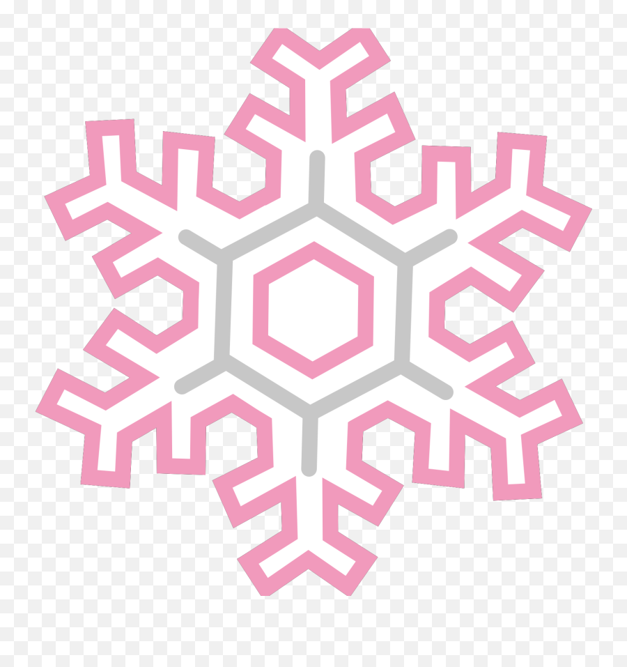 Pink And Gold Snowflake Svg Vector Pink And Gold Snowflake Emoji,Gold Snowflake Png