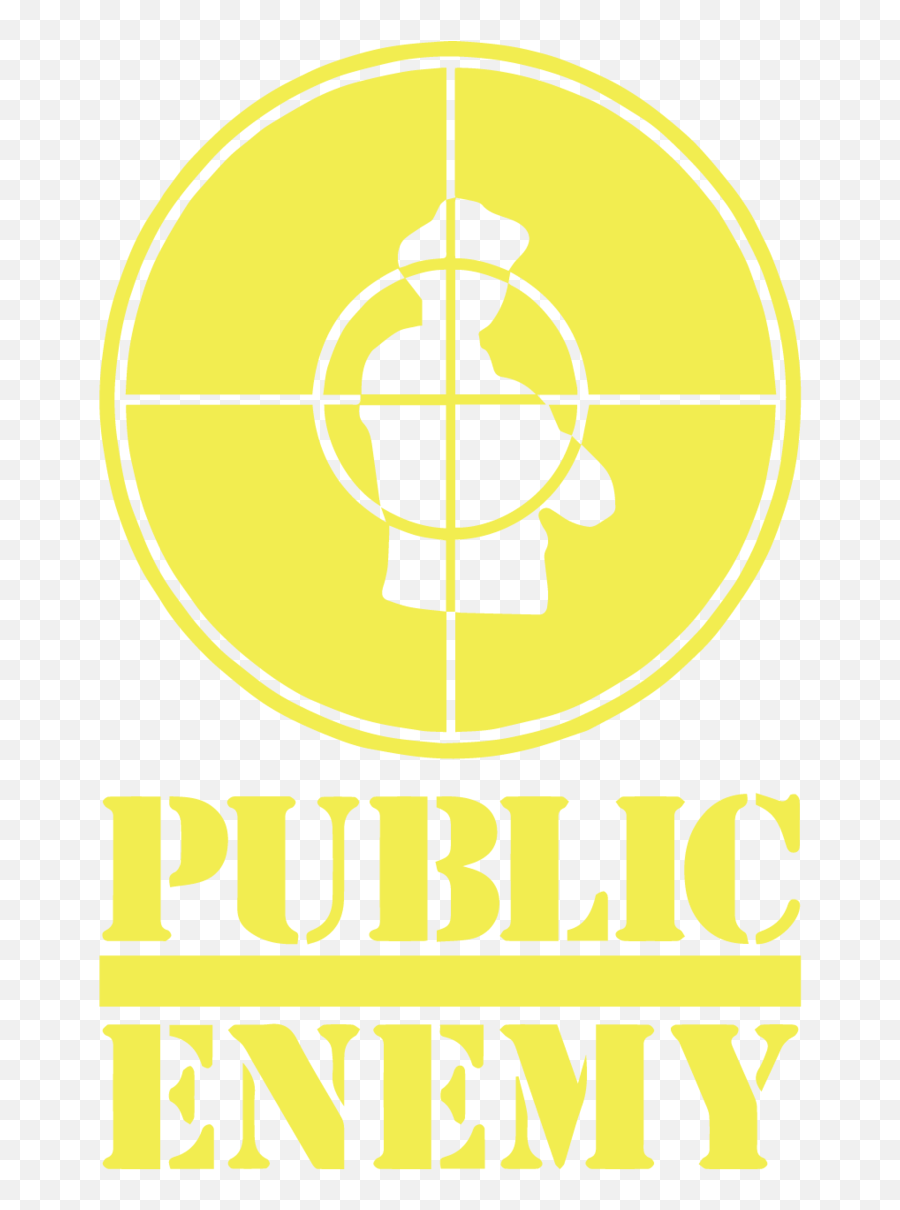 Imleagues - Yellow Symbol Public Enemy Logo Emoji,Public Enemy Logo