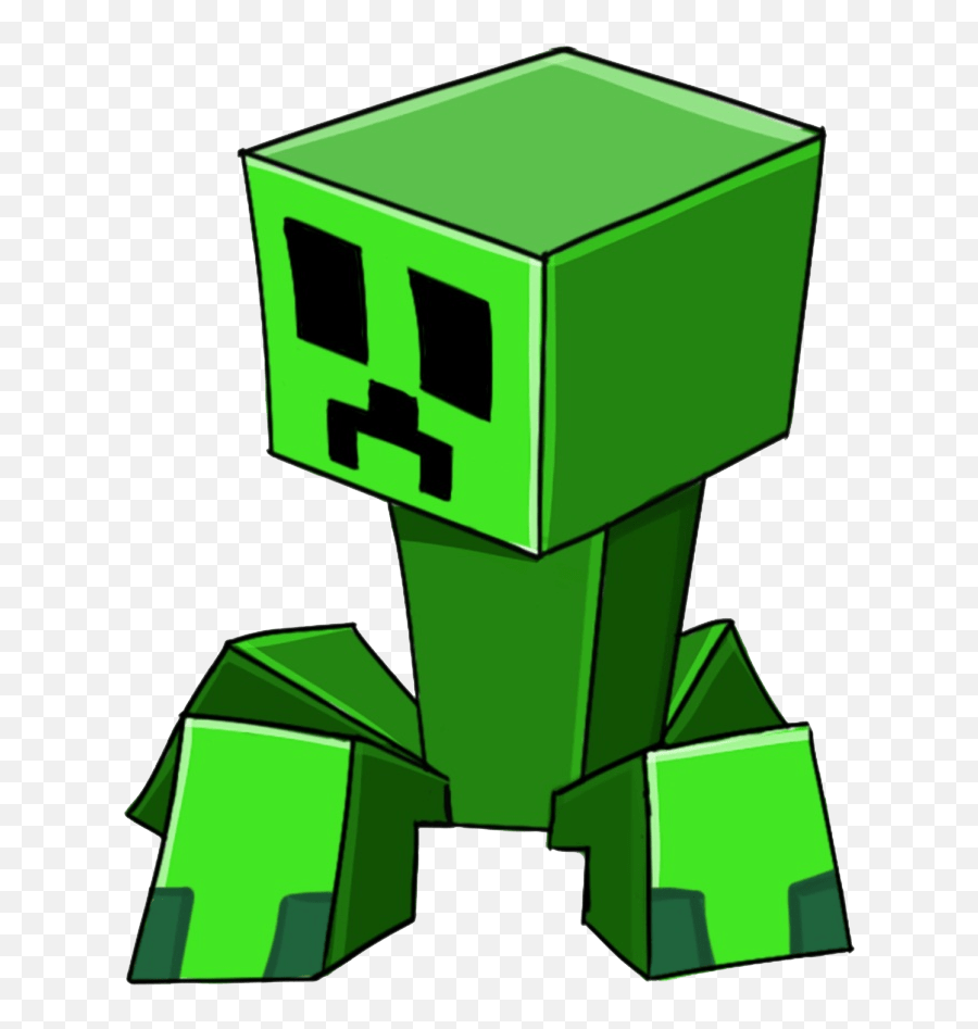 Funny Creeper Png Transparent - Creeper Minecraft Sin Fondo Emoji,Creeper Png