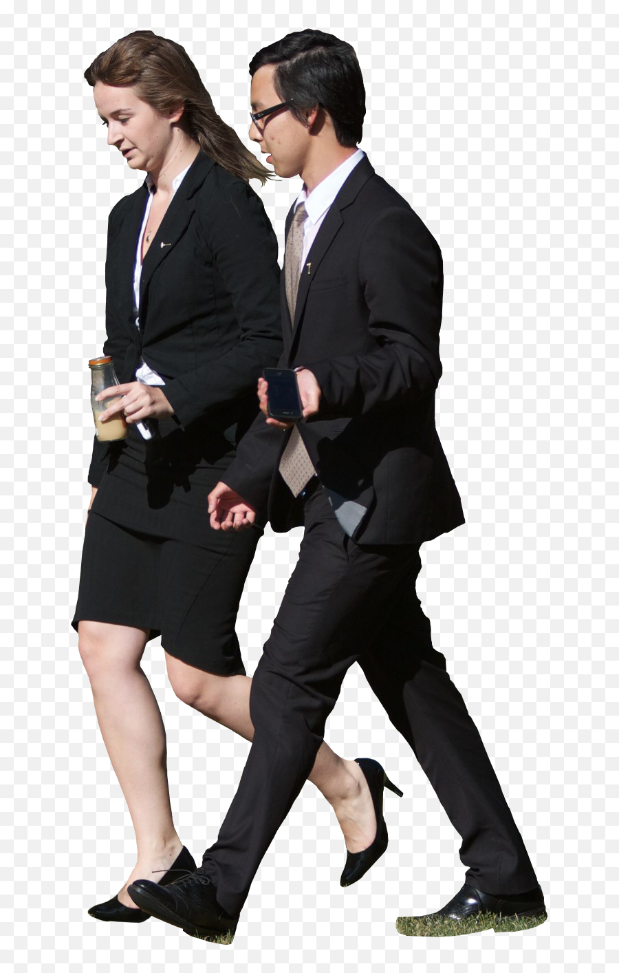 Business People Walking Png - Business Person Png Emoji,People Walking Png