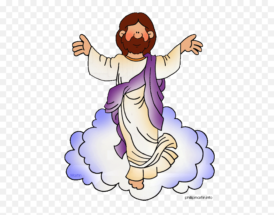 Jesus Children Clip Art Free Clipart - Clipart Jesus Ascension Emoji,Story Clipart