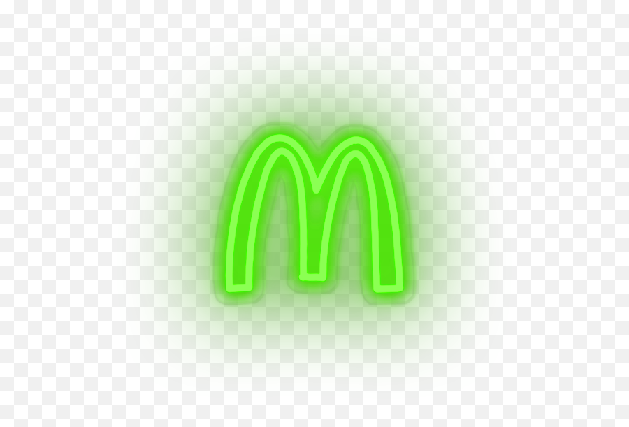 Mcdonalds Neon Sign - Vertical Emoji,Mcdonalds Logo