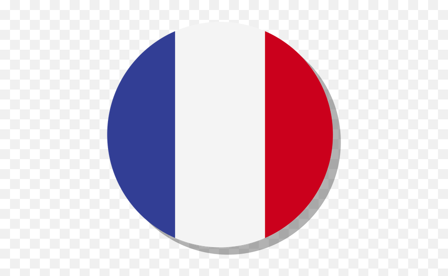 France Flag Language Icon Circle - Transparent Png U0026 Svg France Flag Circle Emoji,Red Circle Transparent