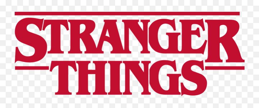 Stranger Things - Language Emoji,Stranger Things Logo Transparent
