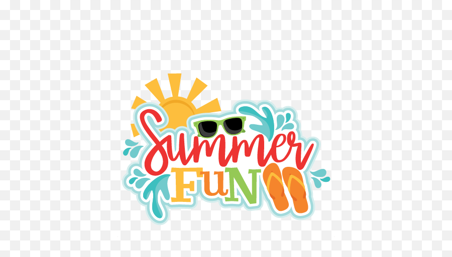Summer Fun Title Svg Scrapbook Cut File - Summer Fun Emoji,Summer Fun Clipart