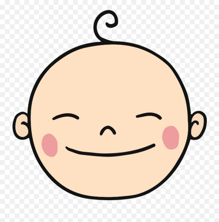 Baby Emoji - Baby Smile Clipart Png,Baby Emoji Png