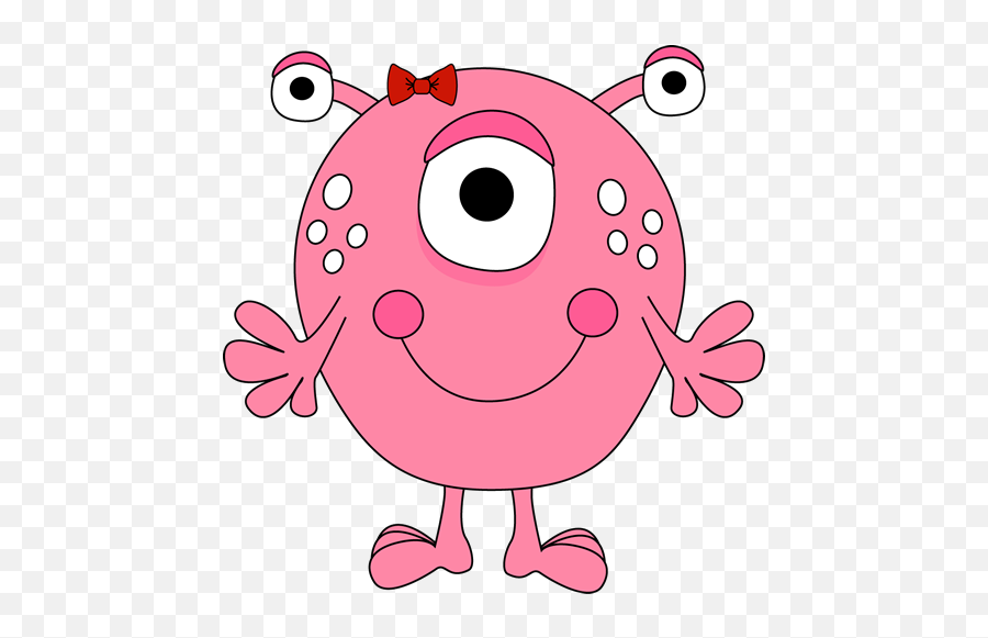 Girl Monster Clip Art - Girl Monster Image Monster Quilt Monster Clip Art Emoji,Cute Clipart