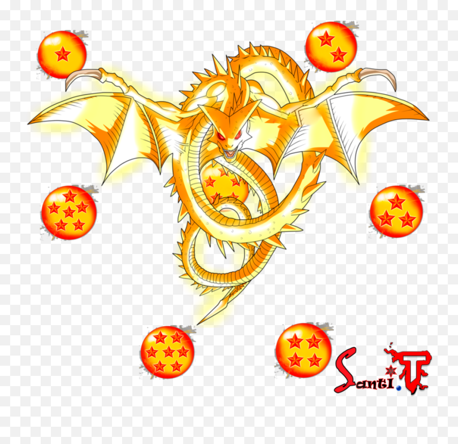 Esferas Del Dragon Png - Dragon Ball Super Super Shenron Super Shenron Emoji,Shenron Png