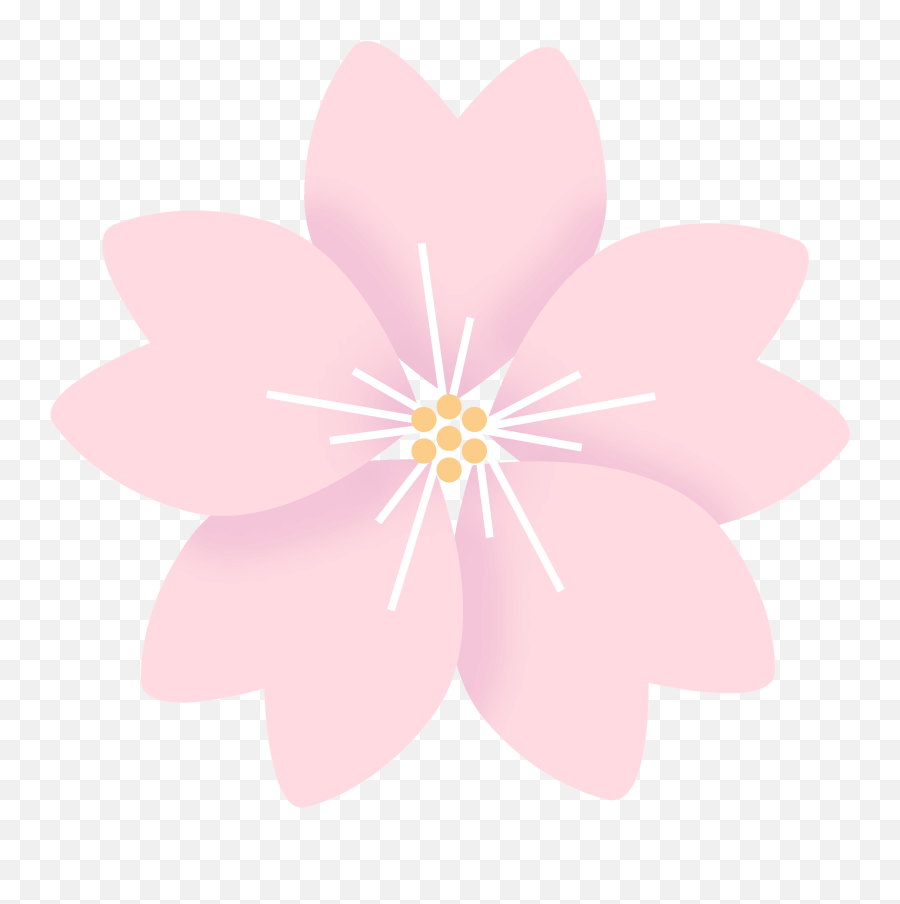 Sakura Flower Clipart Free Download Transparent Png - Transparent Sakura Flower Clipart Emoji,Flower Transparent