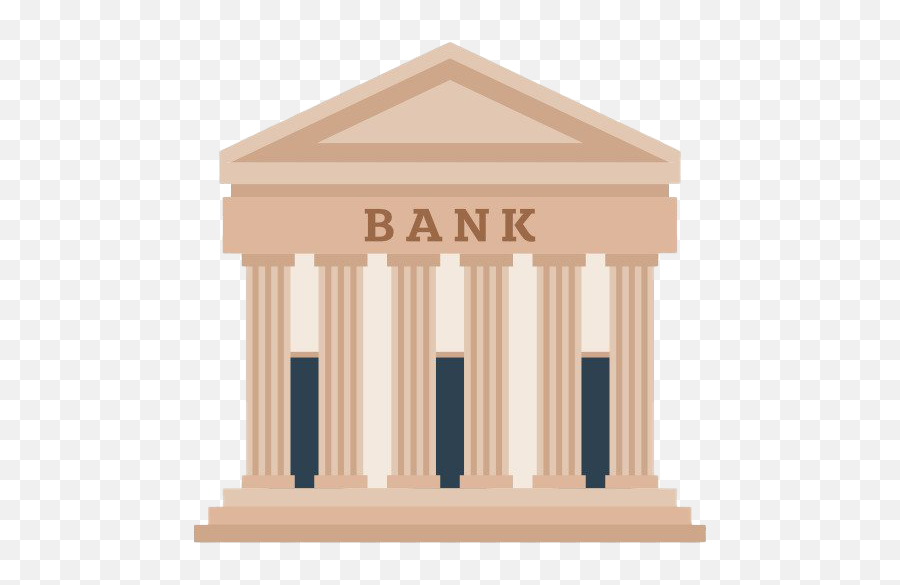 Bank Png Background Image - Vector Bank Icon Png Emoji,Bank Png